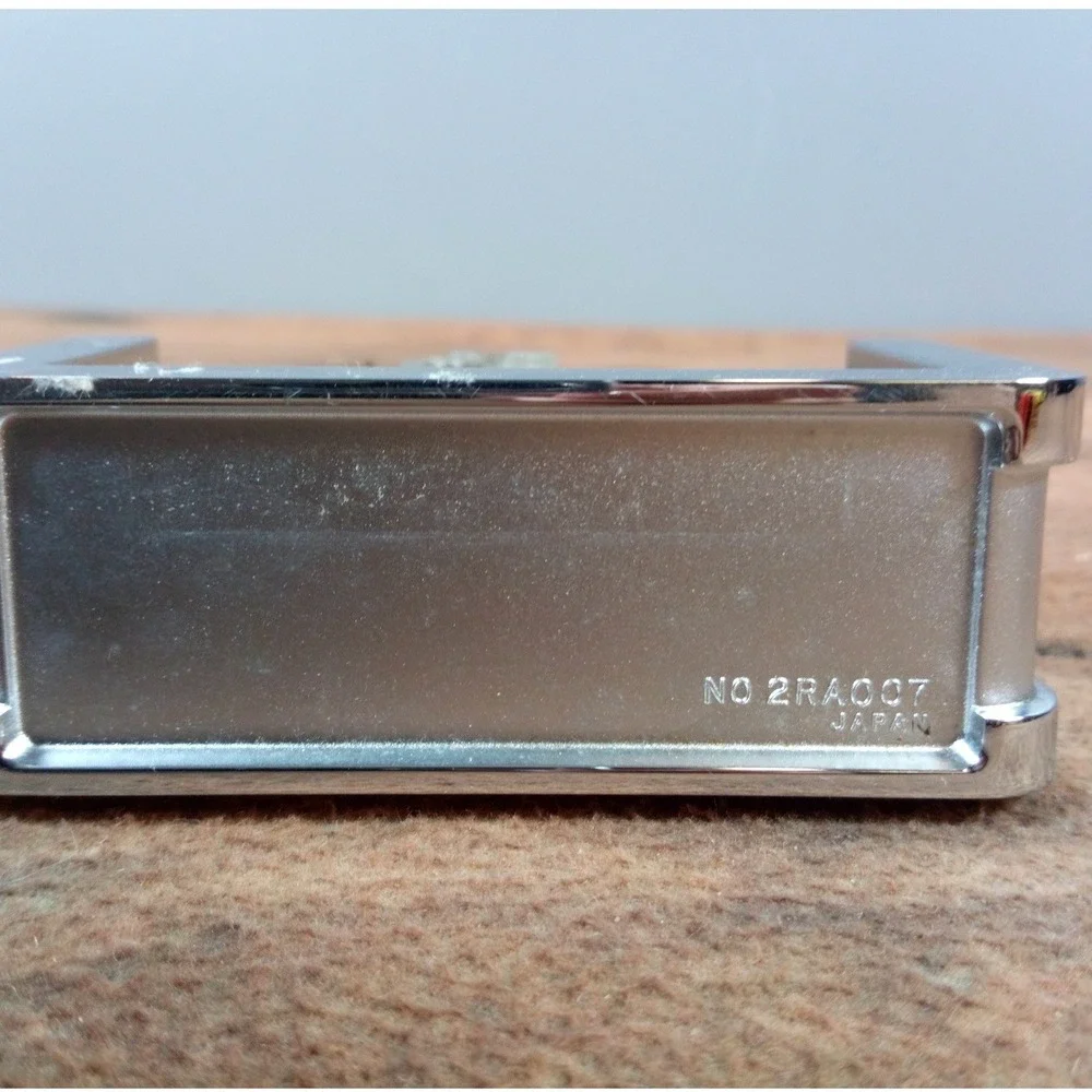 Vintage Rare Mid Century Bulova 2RA007 Wind Up Alarm Clock Acrylic Lucite Chrome